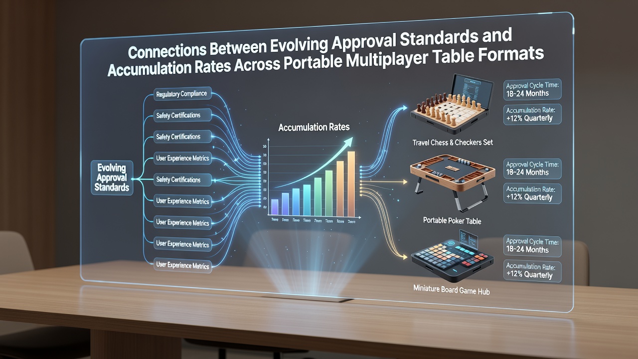 Regulatory approval documents and mobile gaming interfaces displayed side by side on a desk