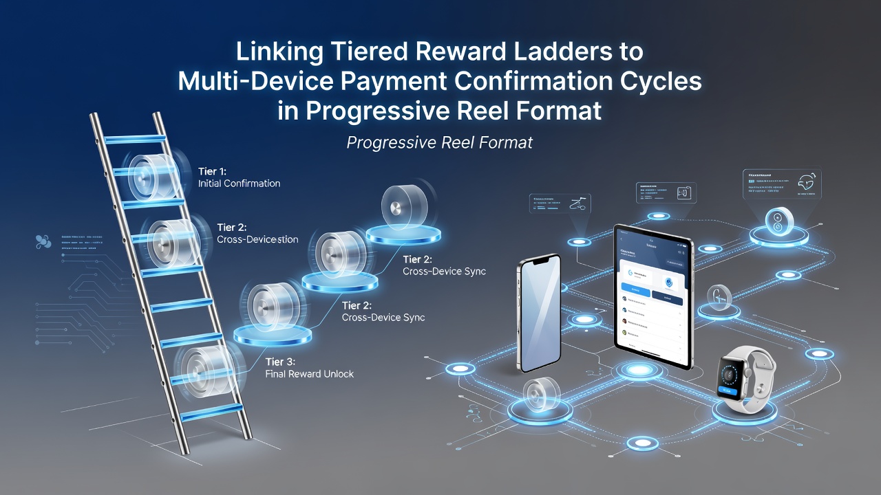 Flowchart illustrating payment confirmation cycles linking mobile and desktop sessions to progressive jackpot contributions and reward tier advancements